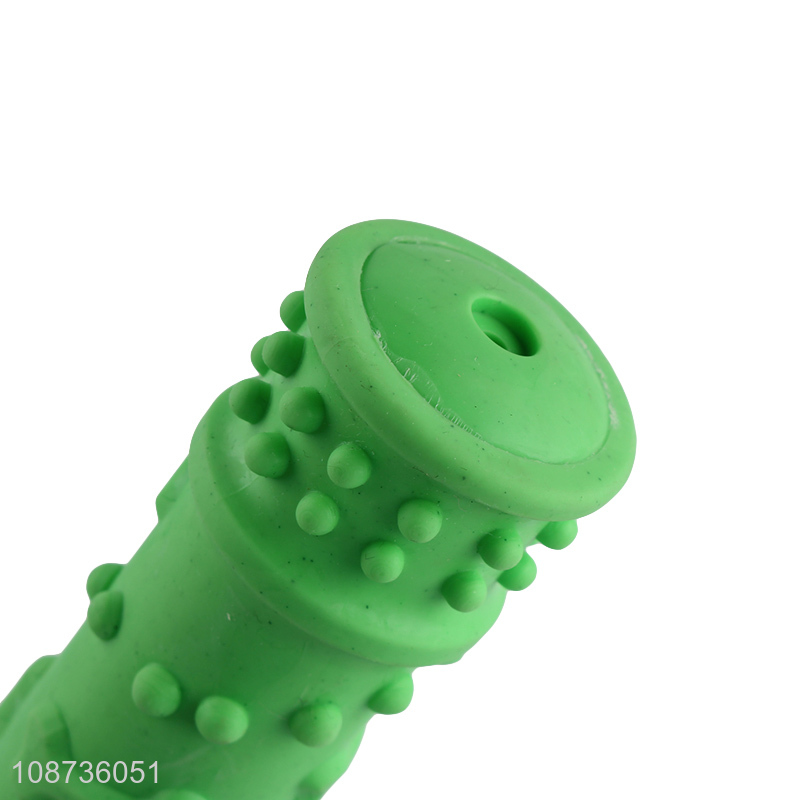 Low price green pets interactive toys teeth cleaning chewing toys