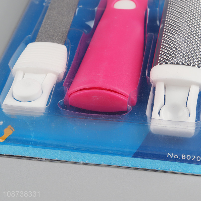 New arrival dead skin shaving board file pedicure tool set for sale