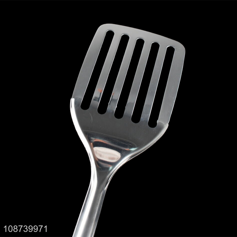 Top selling stainless steel kitchen utensils slotted spatula wholesale