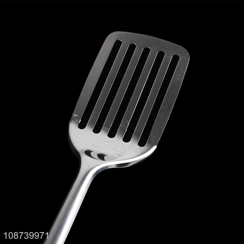 Top selling stainless steel kitchen utensils slotted spatula wholesale