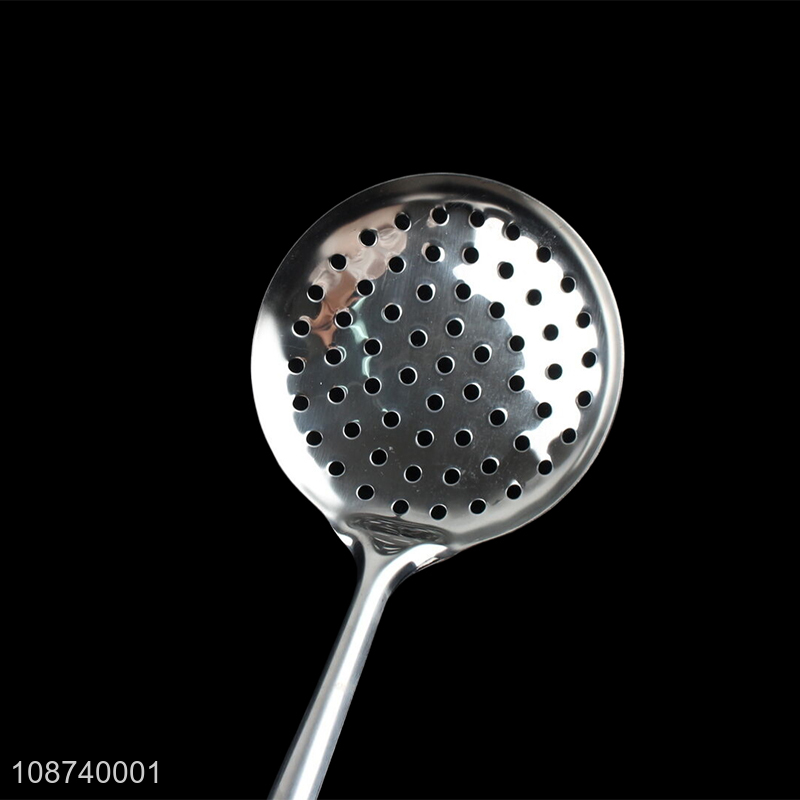 Hot items kitchen utensils stainless steel slotted ladle for sale