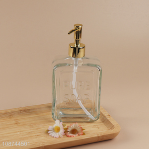 Top sale clear hand pressure pump bottle liquid soap dispenser bottle wholesale