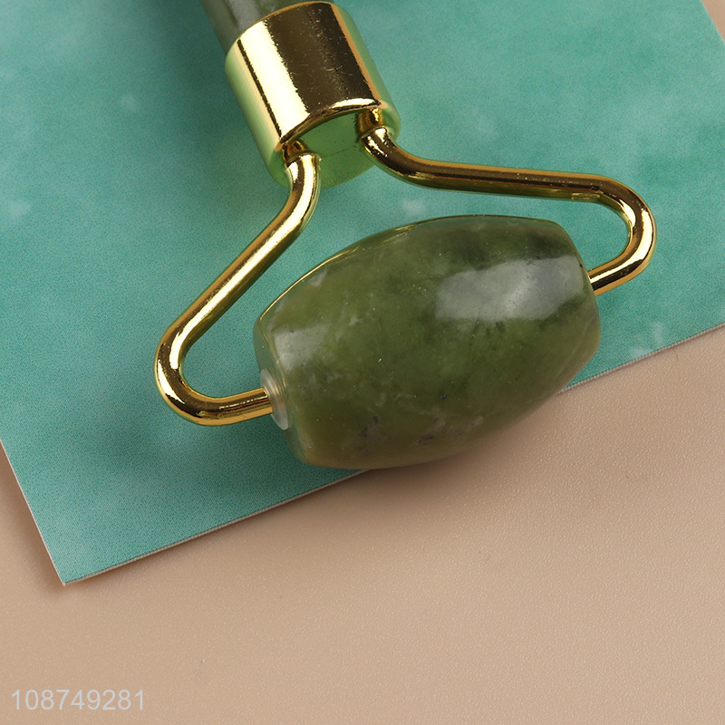 China factory natural jade stone facial massage roller for facial care