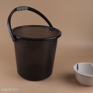 Latest products plastic non-slip handle water container water bucket