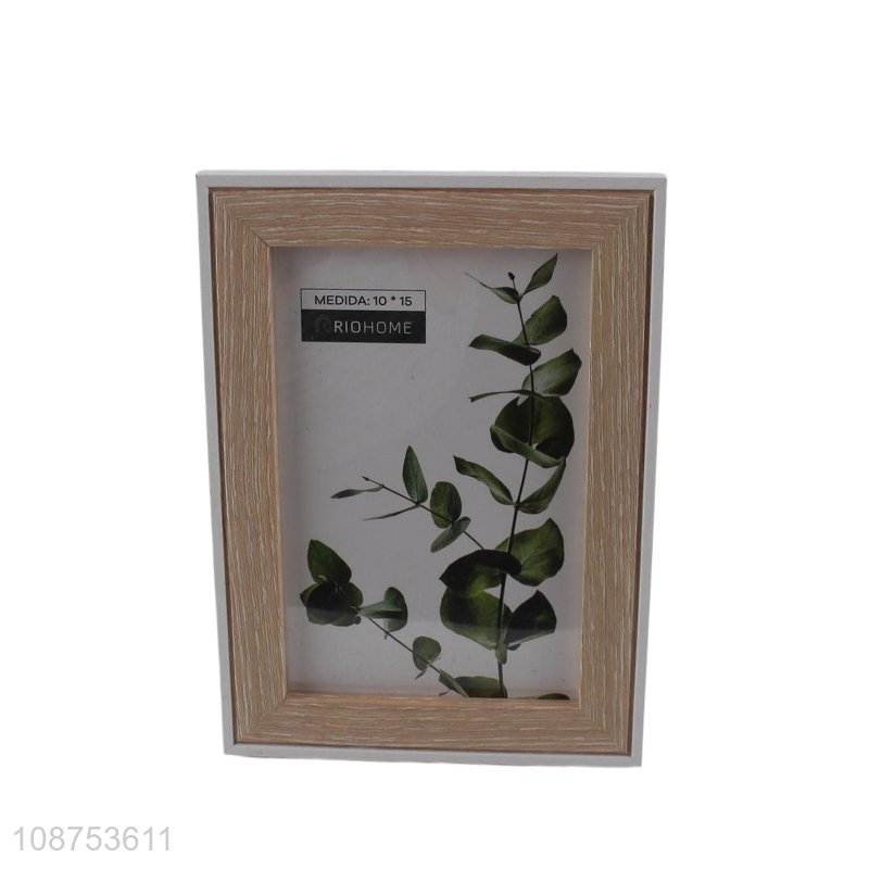 Hot selling mdf family couple rectangle tabletop photo frame wholesale