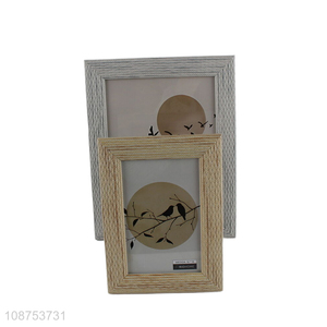 New design desktop decoration rectangle plastic photo frame for sale