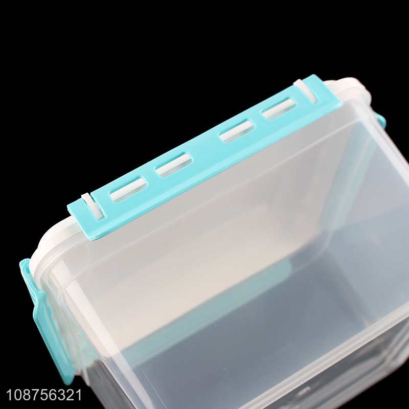 Custom logo 4pcs/set plastic fresh-kepping box food storage containers