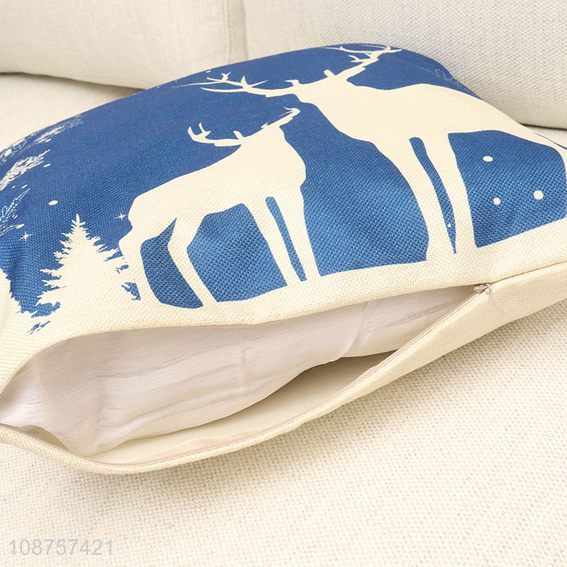 Low price Christmas throw pillow cover decorative cushion cover