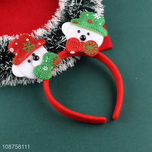 Good sale christmas supplies snowman hair hoop hair accessories