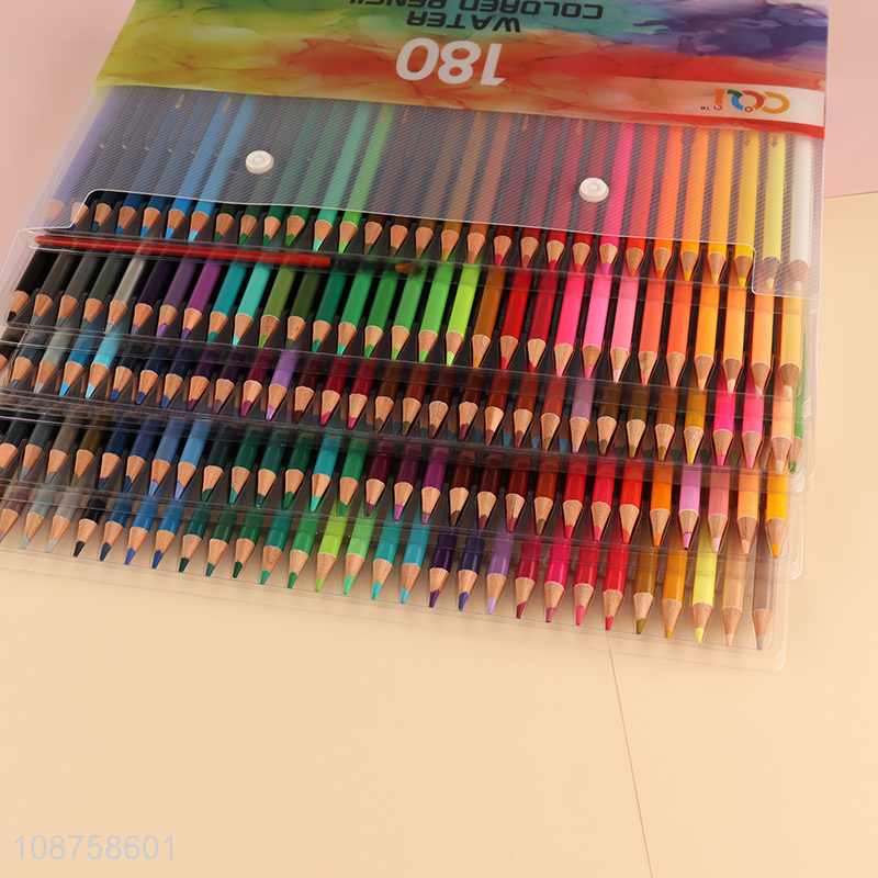 Professional 180 colors water soluble color pencils for kids adults