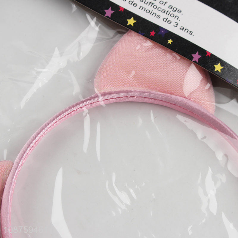 Hot selling cute cat ear headband women kids girls hair accessories