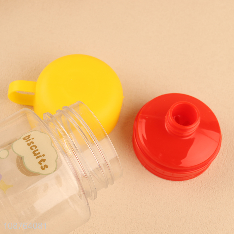 Low price cartoon portable children plastic water bottle for sale