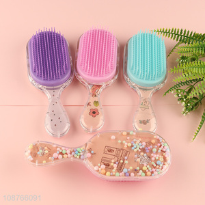 Hot selling plastic detangling comb hairbrush