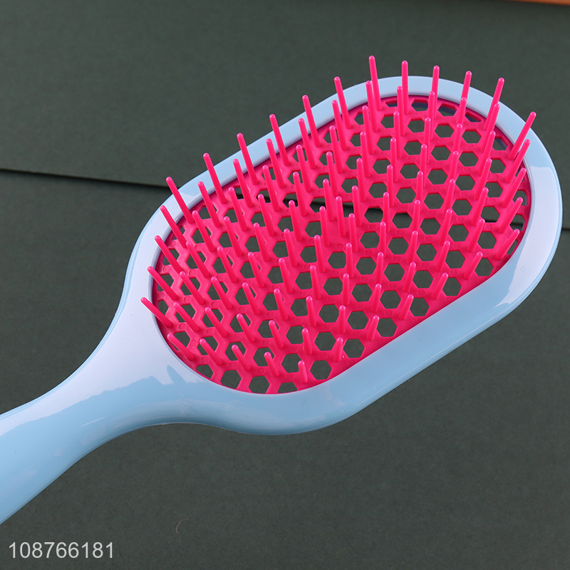 Bottom price plastic detangling comb hairbrush