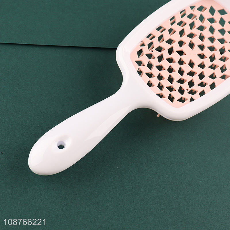 New arrival plastic detangling comb hairbrush