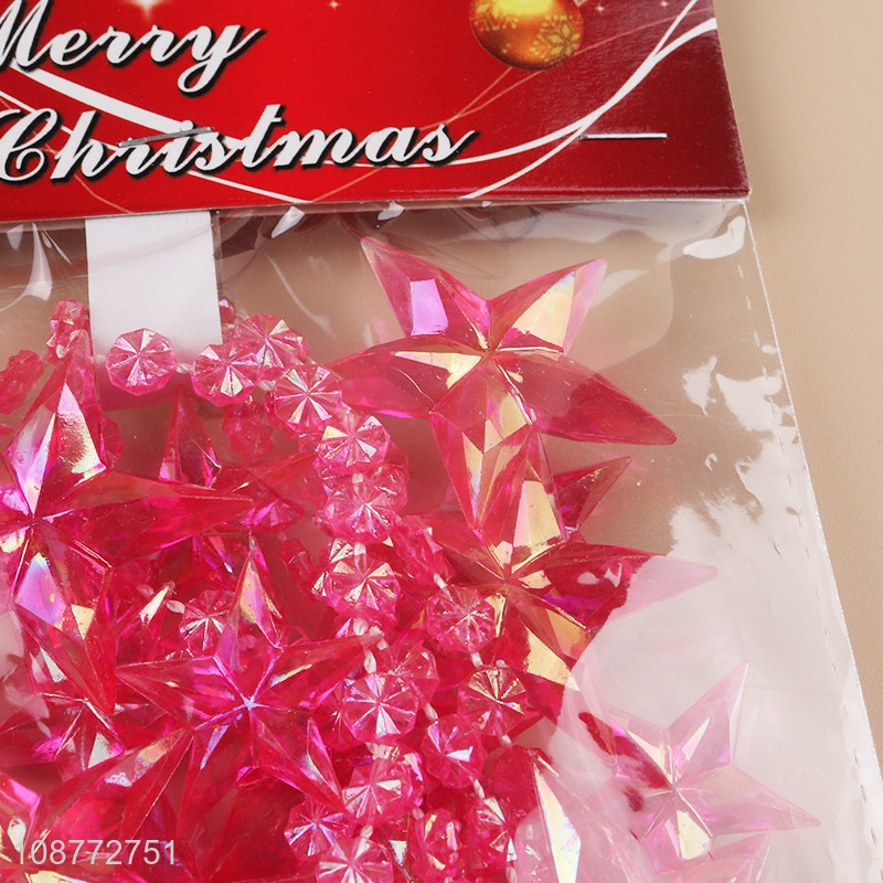 Hot selling multicolor christmas decoration bead chain