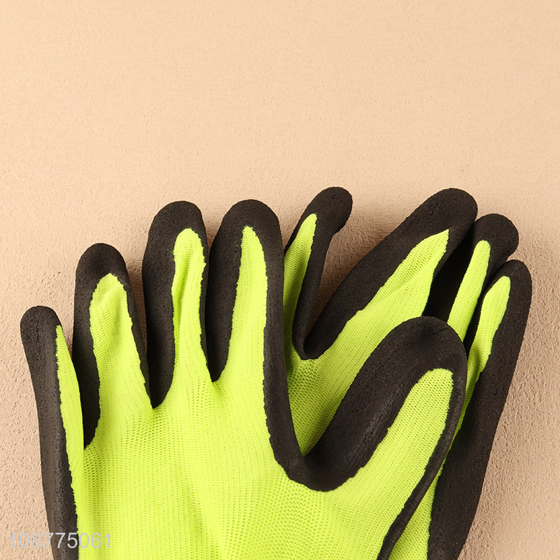 Factory price nitrile safety gloves work gloves