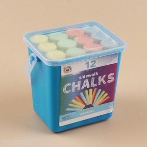 Hot sale 12pcs sidewalk chalk set wholesale