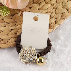 Hot selling luxury elegant pearl hair bands