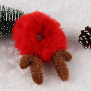 Wholesale soft plush Christmas <em>hair</em> <em>band</em> <em>hair</em> ties