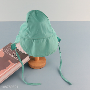 Good quality kids fisherman hat cotton bucket hat