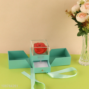 Yiwu market flower jewelry box gifts packaging box