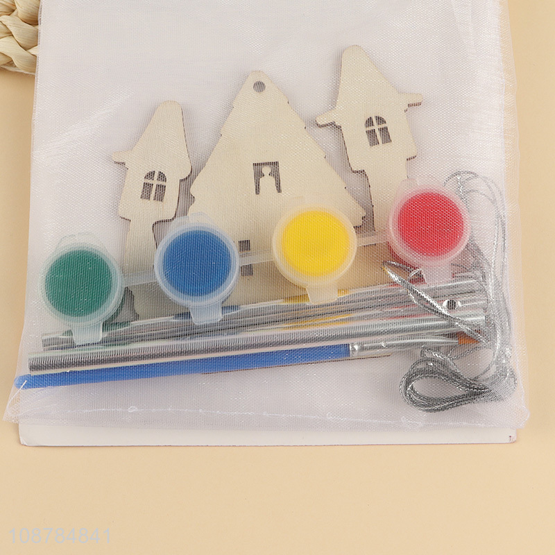 High Quality Windchime Kit DIY Halloween Wooden Chimes For Kids