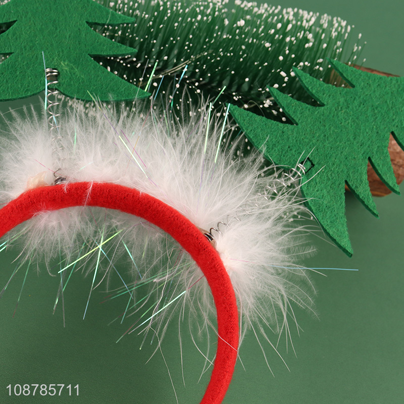 China wholesale decorative christmas hair hoop