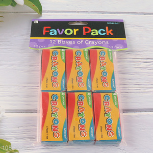 Good selling 12boxes painting crayon set