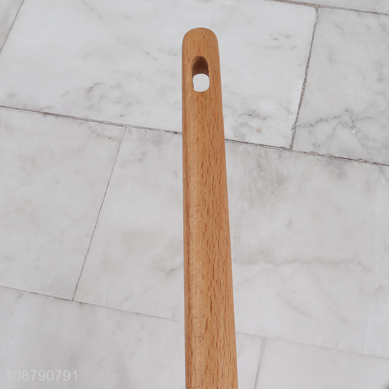 Hot selling wooden handle silicone cream butter spatula