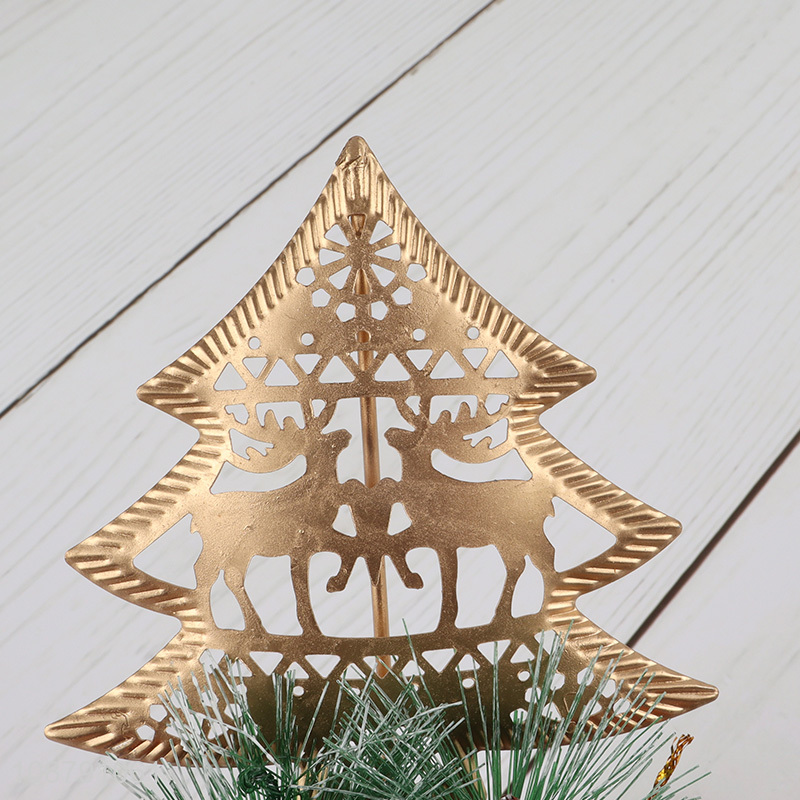 Factory supply pine cones Christmas candle holder for table centerpiece