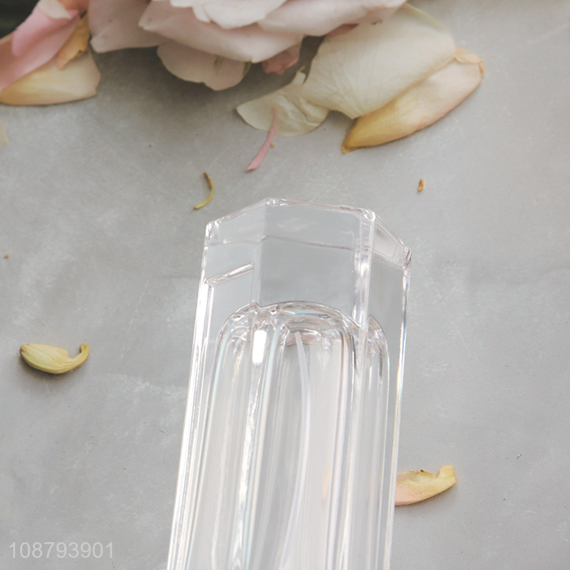 Low price transparent glass perfume bottle for sale