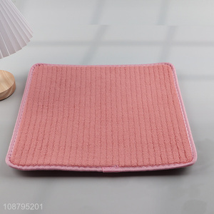 Factory price square thin non-slip chair seat cushion