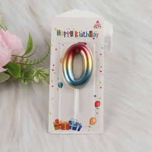 Hot selling number birthday candle for cake topper