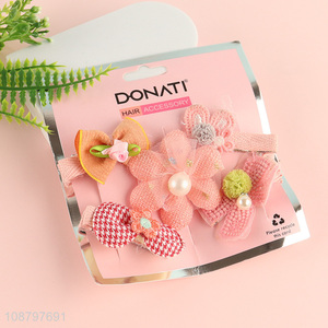 China factory 5pcs girls hair accessories <em>hairpin</em>