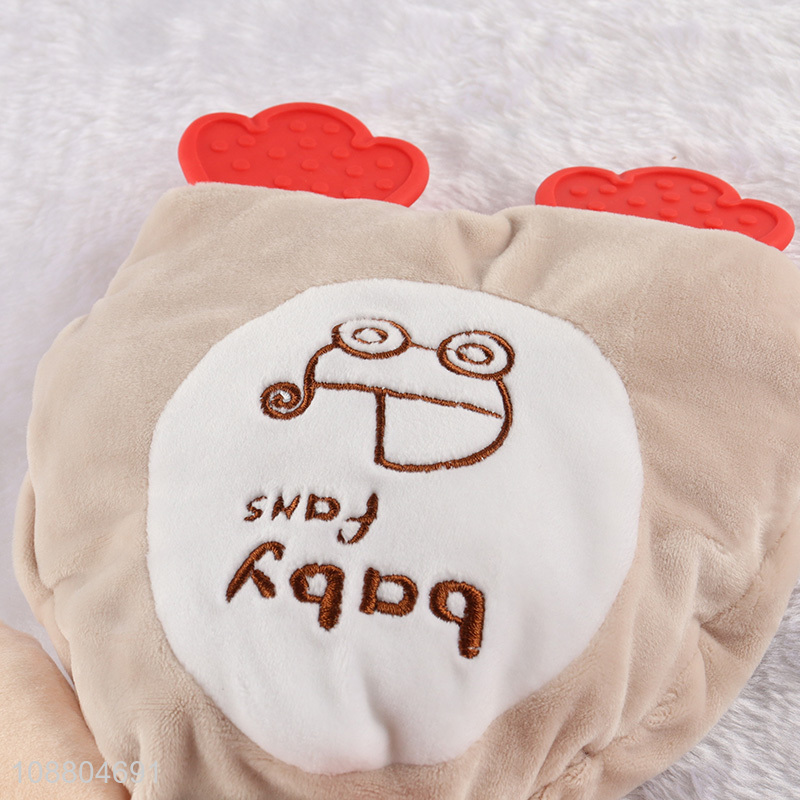 Good quality cute soft baby security blanket comforter toy