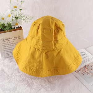 God quality wide brim bucket hat fisherman hat for women