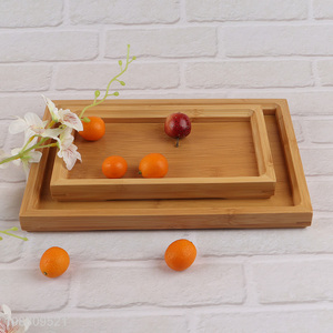 China supplier home restaurant bamboo fruits tray