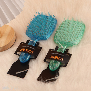 China factory wide teeth massage hair comb hair brush