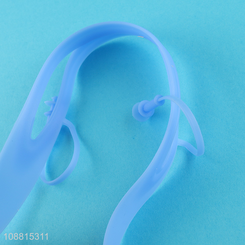 Good quality anti-fog silicone swim goggles with earplugs