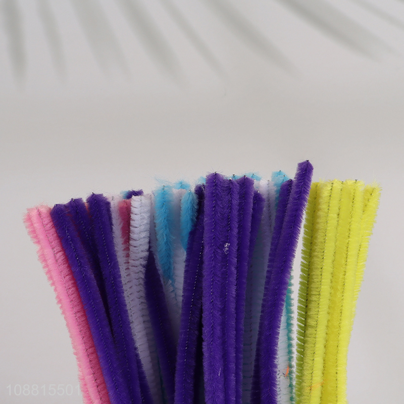 Wholesale craft chenille stems chenille sticks for kids