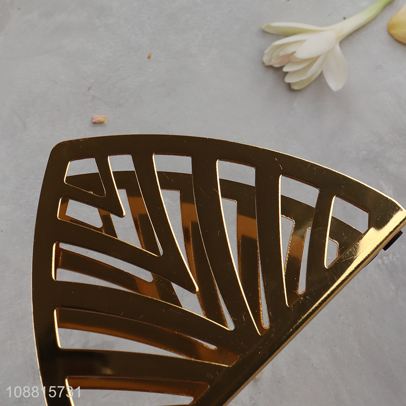 New product gold metal napkin holder for tabletop decor