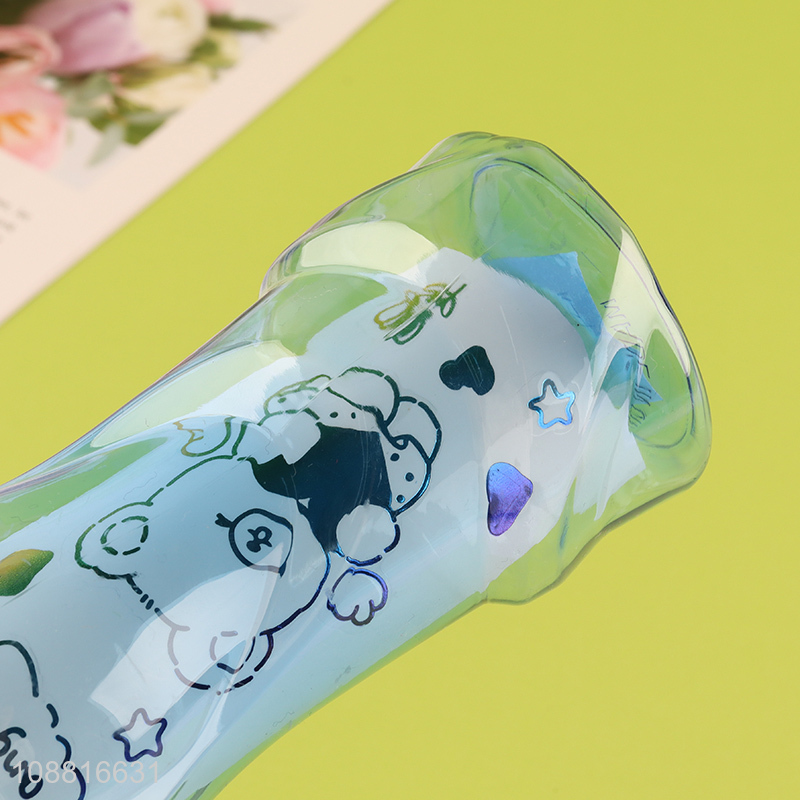 Factory price portable plastic water bottle with stickers