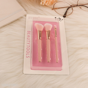 China supplier 3pcs makeup tool makeup brush powder blush brush