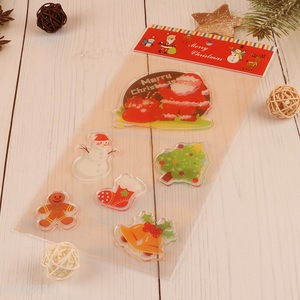 Yiwu Market Christmas Window Stickers Reusable Window Decals