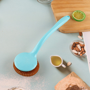 Yiwu market long handle kitchen pot brush dish brush