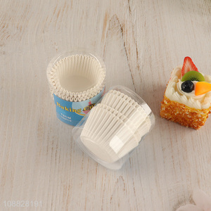 Yiwu market 12cm 100pcs paper cake baking cup for sale