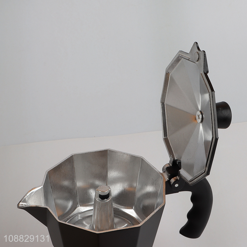 High Quality Aluminum Moka Coffee Pot Stovetop Espresso Maker