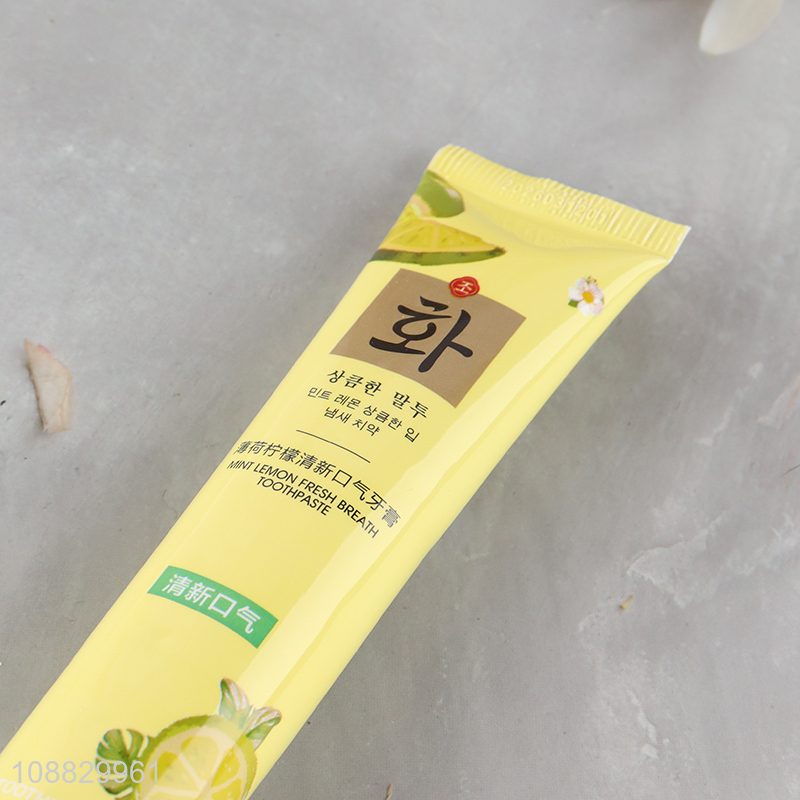 Yiwu factory mint lemon fresh breath toothpaste