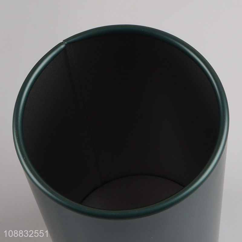 Wholesale round metal canisters tin container for loose tea coffee candy